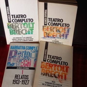 LOTE 4 VOLÚMENES BERTOLT BRECHT.