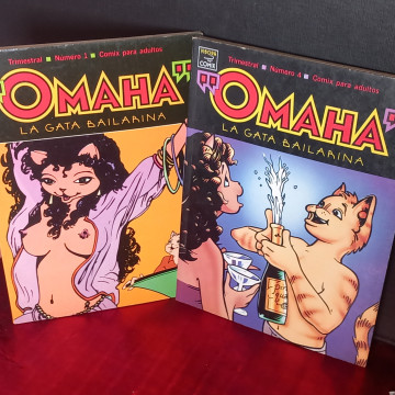 CÓMICS OMAHA, LA GATA BAILARINA 1 Y 4.