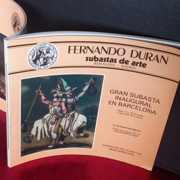 FERNANDO DURAN GRAN SUBASTA INAUGURAL EN BARCELONA