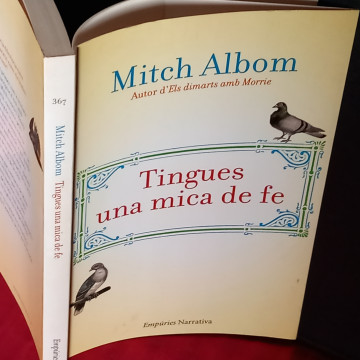 TINGUES UNA MICA DE FE, MITCH ALBOM.