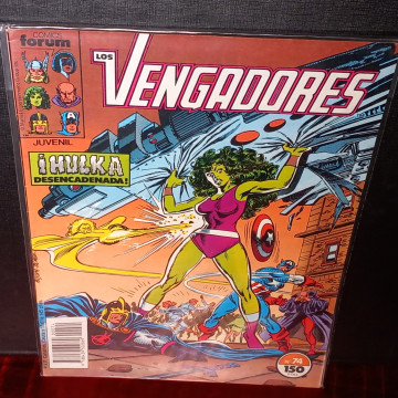 CÓMIC LOS VENGADORES 74 HULKA DESENCADENADA