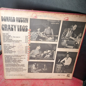 CRAZY LEGS, DONALD AUSTIN VINILO LP.