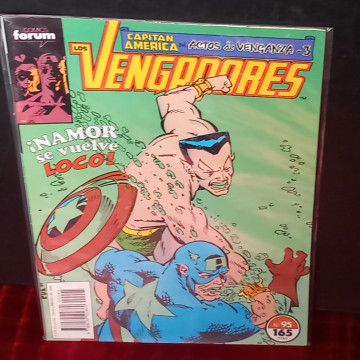 CÓMIC LOS VENGADORES 95, CAPITÁN AMÉRICA - ACTOS DE VENGANZA 3.