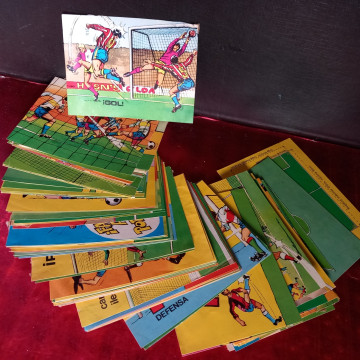 COLECCIÓN COMPLETA DE CROMOS FÚTBOL: REGLAMENTO, TÁCTICAS Y JUGADAS DE CAMPEONES.