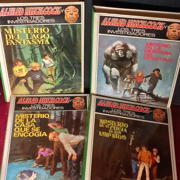 ALFRED HITCHCOCK Y LOS TRES INVESTIGADORES 10, 18, 19, 20.