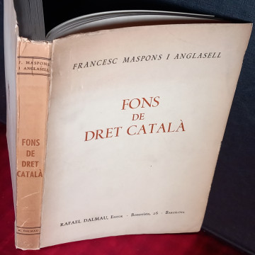 FONS DE DRET CATALÀ, FRANCESC MASPONS I ANGLASELL