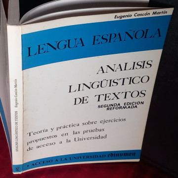 ANÁLISIS LINGÜÍSTICO DE TEXTOS, EUGENIO CASCÓN MARTÍN.