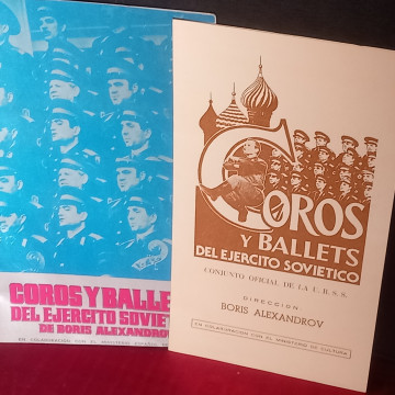 COROS Y BALLETS DEL EJÉRCITO SOVIÉTICO DE BORIS ALEXANDROV.