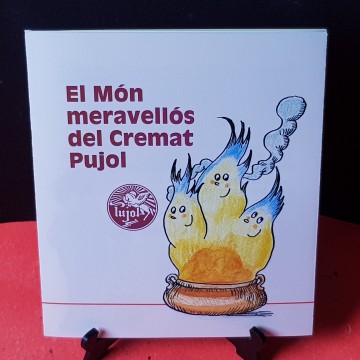 Folleto Pilarín Vallés ron cremat Pujol publicidad