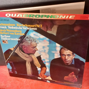 RACHMANINOW KLAVIERKONZERT Nº 2, ALEXIS WEISSENGERG, HERBERT VON KARAJAN, VINILO LP