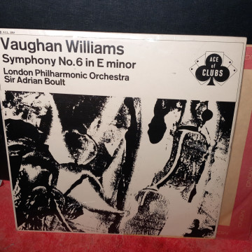 SYMPHONY No.6 IN E MINOR, VAUGHAN WILLIAMS, VINILO LP