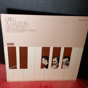 EDVARD GRIEG - ROBERT SCHUMAN, JULIUS KATCHEN, CONCIERTOS PARA PIANO, VINILO LP.