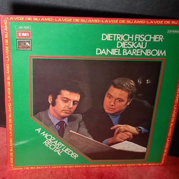 DIETRICH FISCHER - DIESKAU DANIEL BARENBOIM, A MOZART LIEDER RECITAL