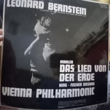 (FIRMADO) MAHLER, DAS LIED VON DER ERDE, LEONARD BERNSTEIN VINILO LP