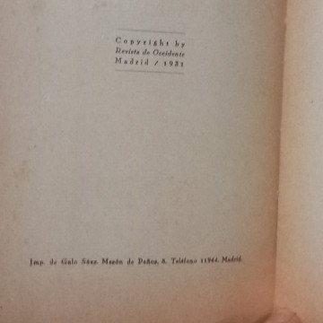 Rectificación de la República, José Ortega y Gasset II 1931 española
