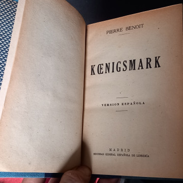 KENIGSMARK, PIERRE BENOIT