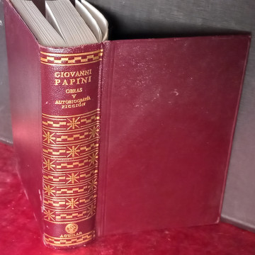 GIOVANNI PAPINI OBRAS V FICCIÓN - AUTOBIOGRAFÍA