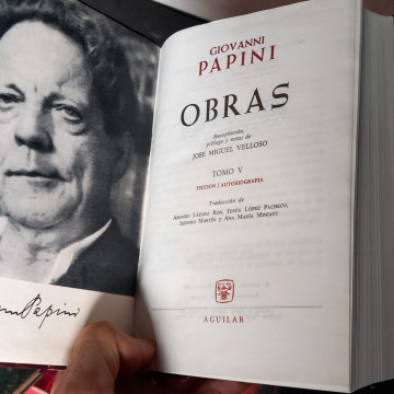GIOVANNI PAPINI OBRAS V FICCIÓN - AUTOBIOGRAFÍA