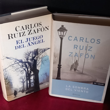 LA SOMBRA DEL VIENTO Y EL JUEGO DEL ÁNGEL, CARLOS RUIZ ZAFÓN.