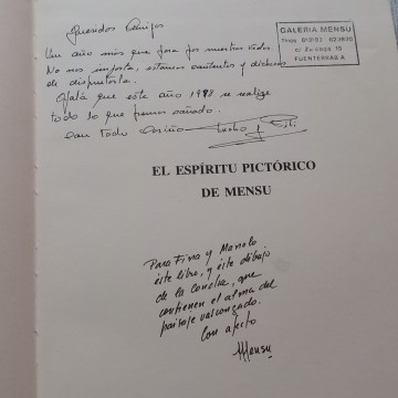 EL ESPÍRITU PICTÓRICO DE MENSU (JOSÉ MENSURO HERNÁNDEZ) , MARIO ÁNGEL MARRODÁN (FIRMADO).