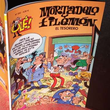 CÓMIC MORTADELO Y FILEMÓN 202, EL TESORERO. OLÉ.