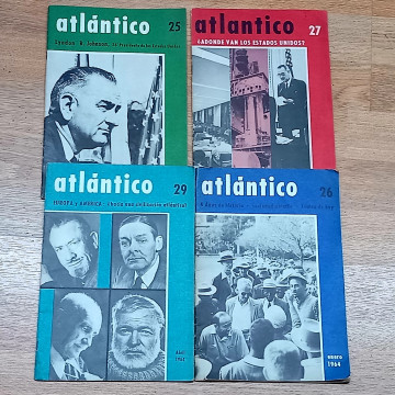 LOTE REVISTAS ATLÁNTICO Nº 25, 26, 27 Y 29.