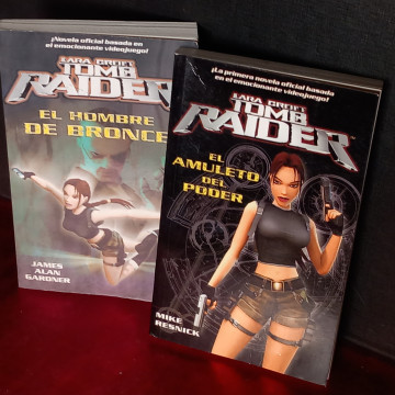 TOMB RAIDER EL AMULETO DEL PODER Y EL HOMBRE DE BRONCE.