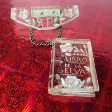 Broche antiguo metacrilato El libro de la selva