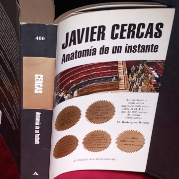 ANATOMÍA DE UN INSTANTE, JAVIER CERCAS.