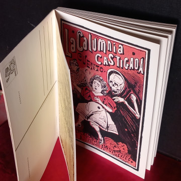 LIBRO CON POSTALES DE CALAVERAS, DÍA DE LOS MUERTOS, MÉXICO MACABRO.