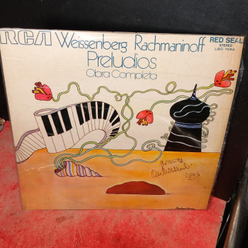 WEISSENGERG RACHMANINOF PRELUDIOS OBRA COMPLETA, DOBLE VINILO LP.