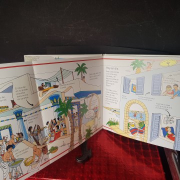La casa y el hogar ayer y hoy libro infantil flip flap Usborne