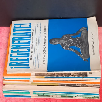 LOTE 15 REVISTAS NATURISTAS !REGENÉRATE!