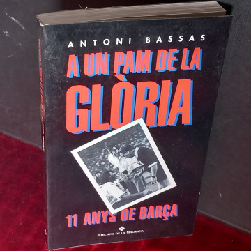 A UN PAM DE LA GLÒRIA, 11 ANYS DE BARÇA, ANTONI BASSAS.