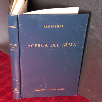 ACERCA DEL ALMA, ARISTÓTELES.