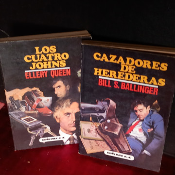 LOS CUATRO JOHNS, ELLERY QUEEN Y CAZADORES DE HEREDERAS, BILL S. BALLINGER.
