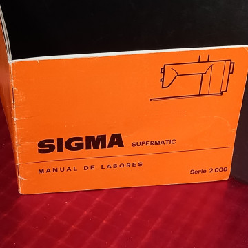 MANUAL MÁQUINA DE COSER SIGMA SUPERMATIC SERIE 2000