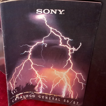 CATÁLOGO GENERAL SONY 1986/87