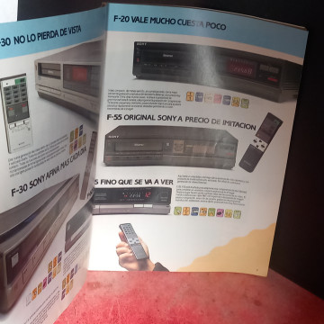 CATÁLOGO GENERAL SONY 1986/87