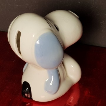 Hucha Snoopy vintage años 70 80 de cerámica