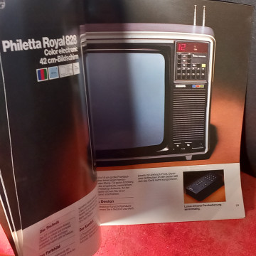 CATÁLOGO TELEVISORES PHILIPS FERNSEHEN 1978/79.