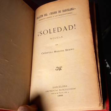 SOLEDAD, CEFERINO SUÁREZ BRAVO.