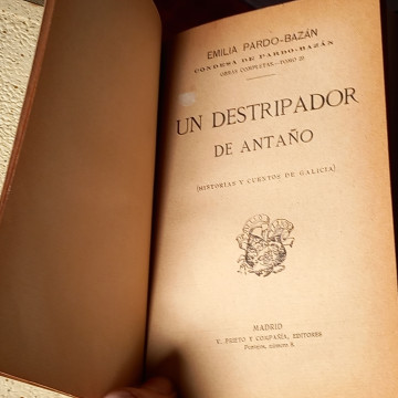 UN DESTRIPADOR DE ANTAÑO, EMILIA PARDO-BAZÁN.