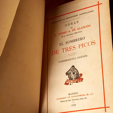 EL SOMBRERO DE TRES PICOS, PEDRO ANTONIO DE ALARCÓN.