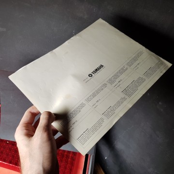 Manual órgano Yamaha PortaTone PSR 12 instrucciones