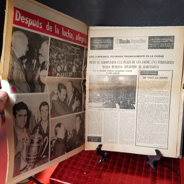 El mundo deportivo 13936. Barça campeón de Copa 13 julio 1968