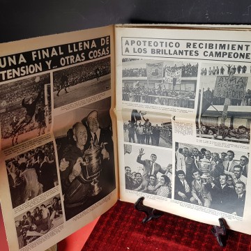 El mundo deportivo 13936. Barça campeón de Copa 13 julio 1968