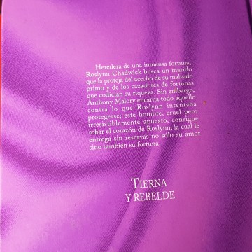 tierna y rebelde, de Johana Lindsey