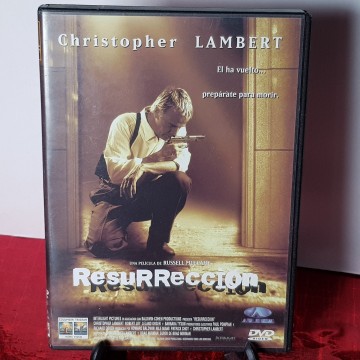 2 € DVD Christopher Lambert comprar Película de terror resurrección DVD Christopher Lambert