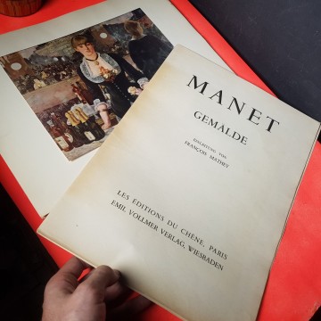 7 € Colección15  láminas Eduard Manet 1950